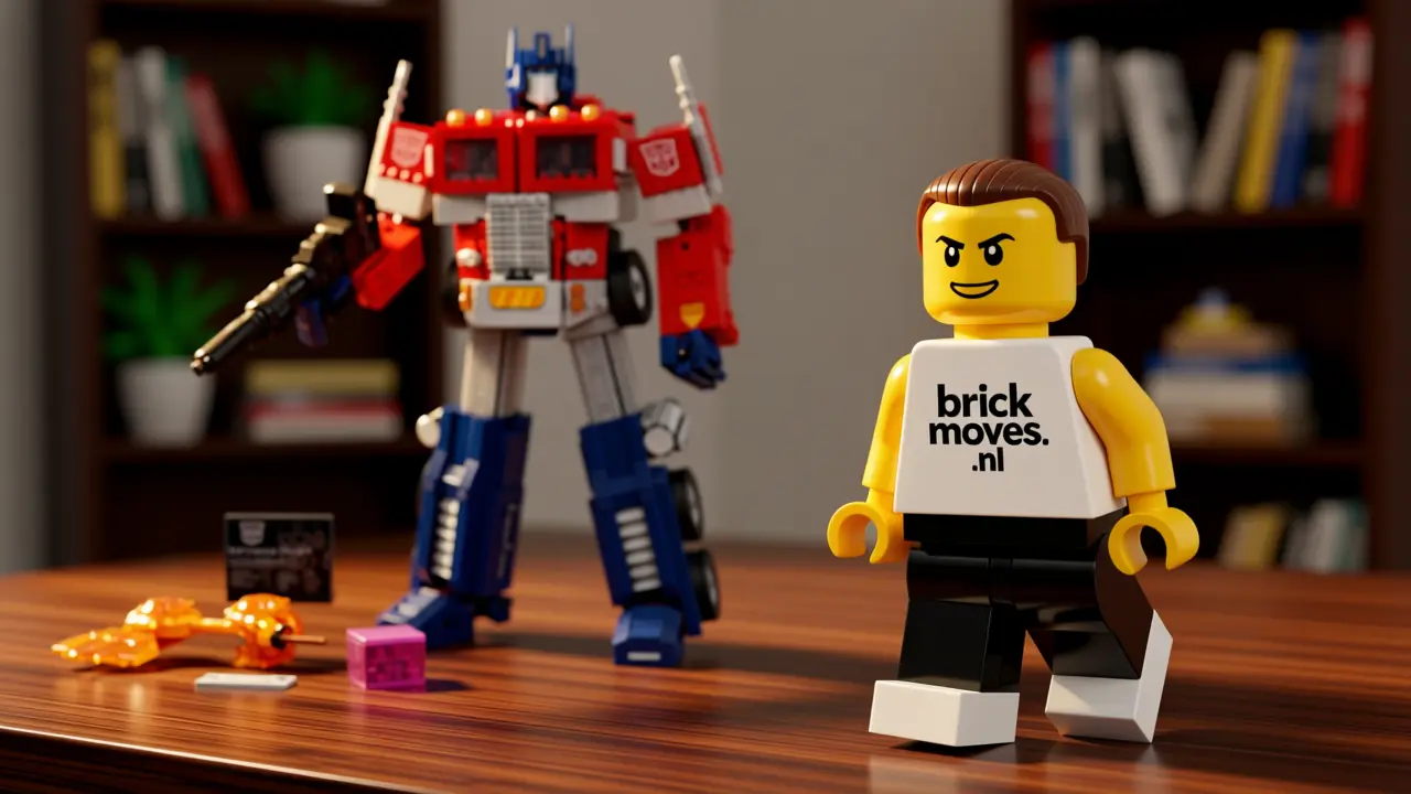 LEGO Optimus Prime set 10302 met 1.508 stenen - Autobots, roll out! De volledig transformeerbare Optimus Prime in LEGO