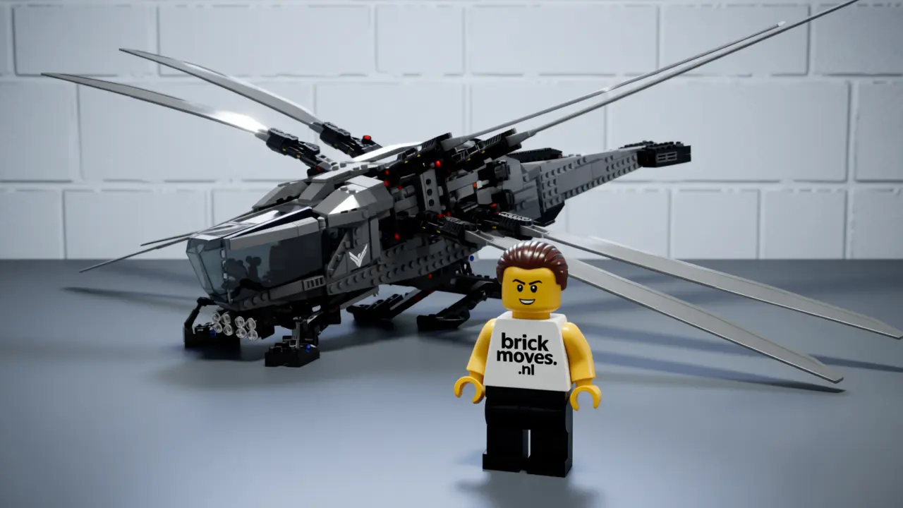 LEGO Dune Atreides Royal Ornithopter set 10327 met 1.369 stenen - Vlieg boven Arrakis met deze gedetailleerde Dune Ornithopter