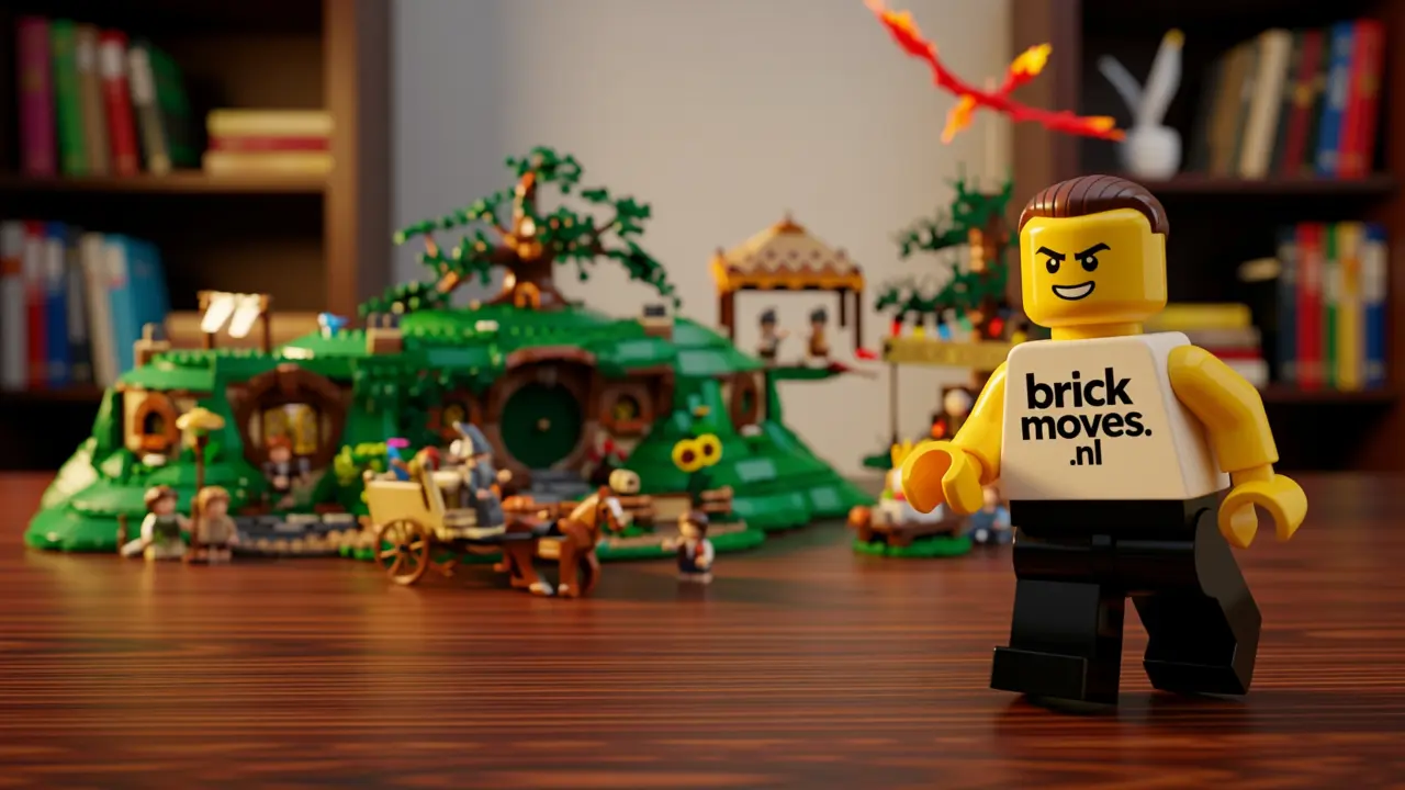 LEGO The Lord of the Rings: de Gouw set 10354 met 2.544 stenen - Het vredige diorama van de Gouw uit The Lord of the Rings