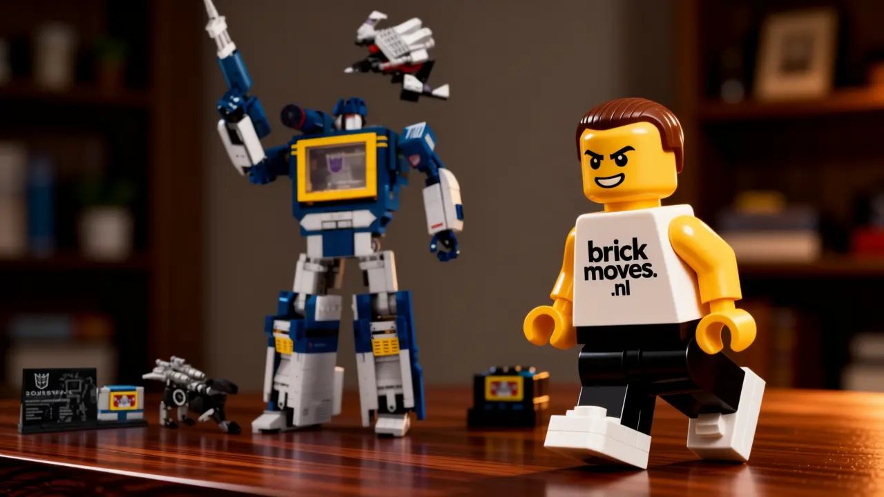 LEGO Transformers: Soundwave set 10358 met 1.505 stenen - De meest loyale Decepticon nu als LEGO meesterwerk