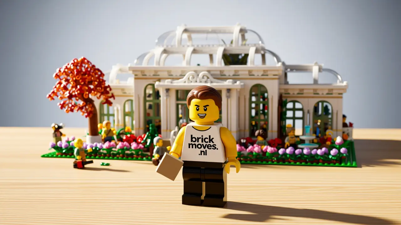 LEGO De botanische tuin set 21353 met 2.854 stenen - Een rustgevend displaymodel: Victoriaanse kas in LEGO Ideas