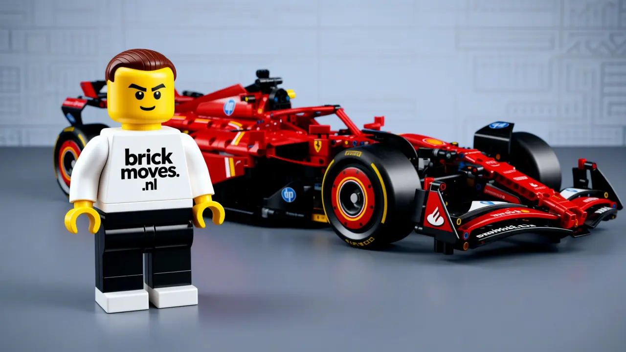LEGO Ferrari SF-24 F1 auto set 42207 met 1.361 stenen - De Ferrari SF-24 F1-auto als LEGO Technic 1:8 schaalmodel