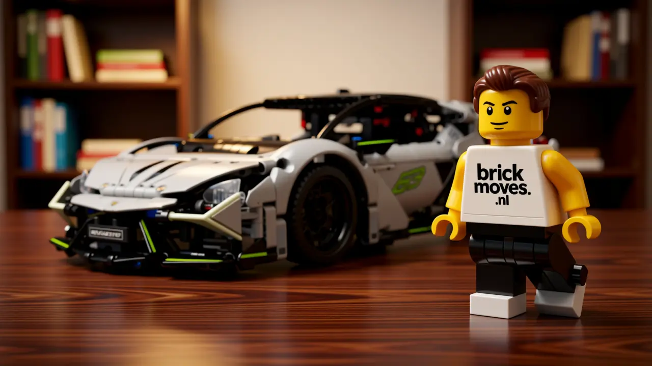 LEGO Lamborghini Revuelto supersportwagen set 42214 met 1.135 stenen - Beleef de hybride kracht van de Lamborghini Revuelto in LEGO