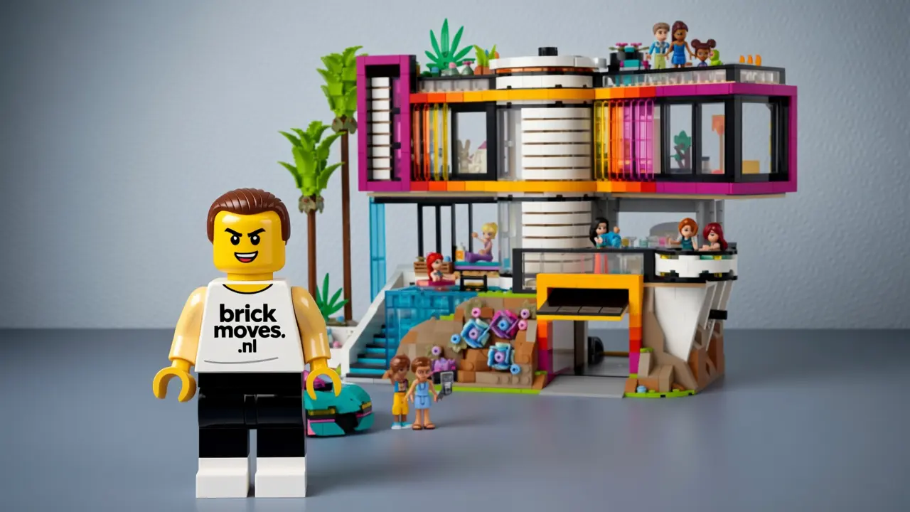 LEGO Andrea's futuristische villa set 42639 met 2.400 stenen - Een moderne futuristische villa vol innovatieve details