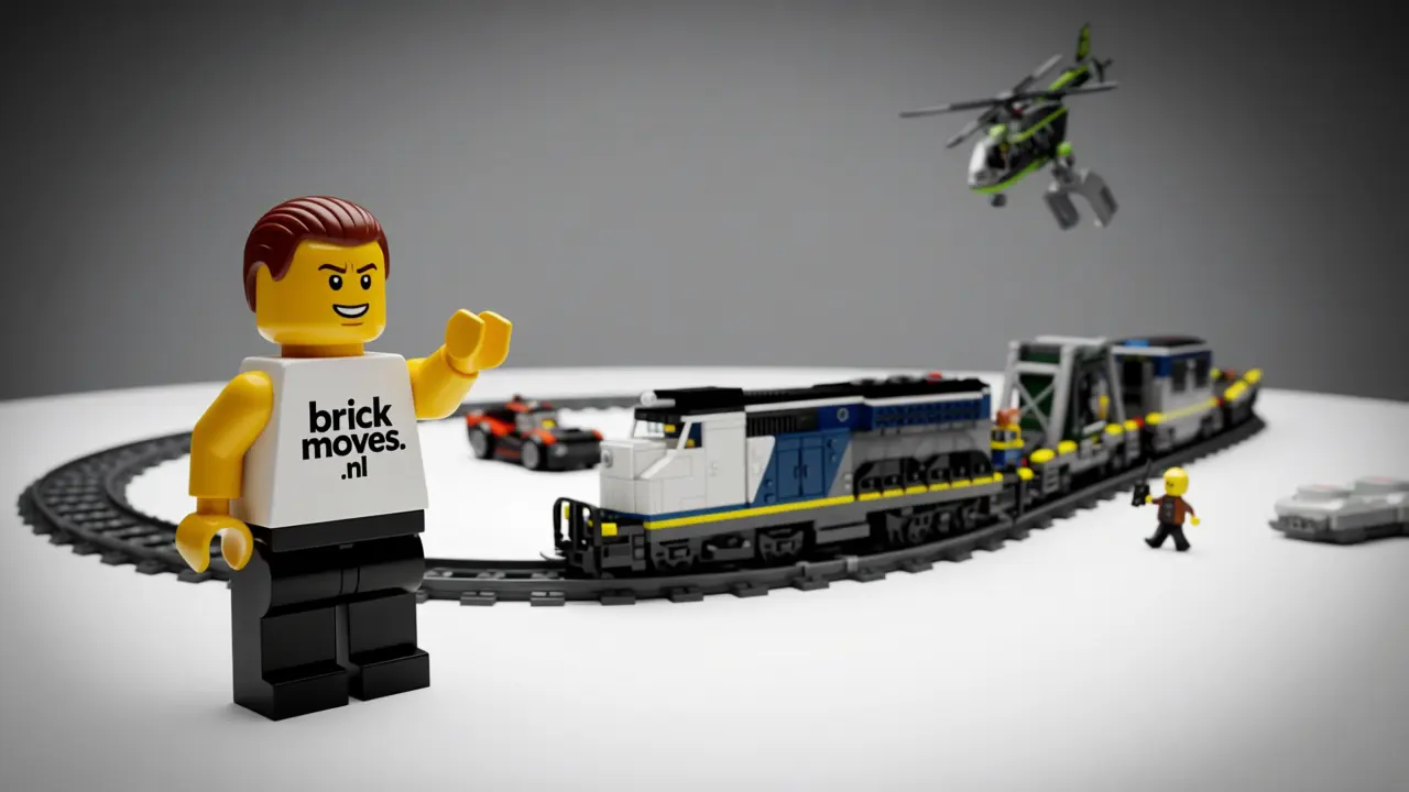 LEGO Overval op politietrein set 60508 met 2.300 stenen - Een spannende treinoverval set voor LEGO City avonturen