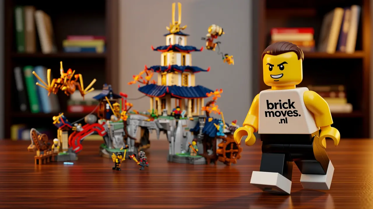 LEGO Toernooi tempelstad set 71814 met 3.489 stenen - Een spectaculaire NINJAGO tempelstad vol verborgen geheimen