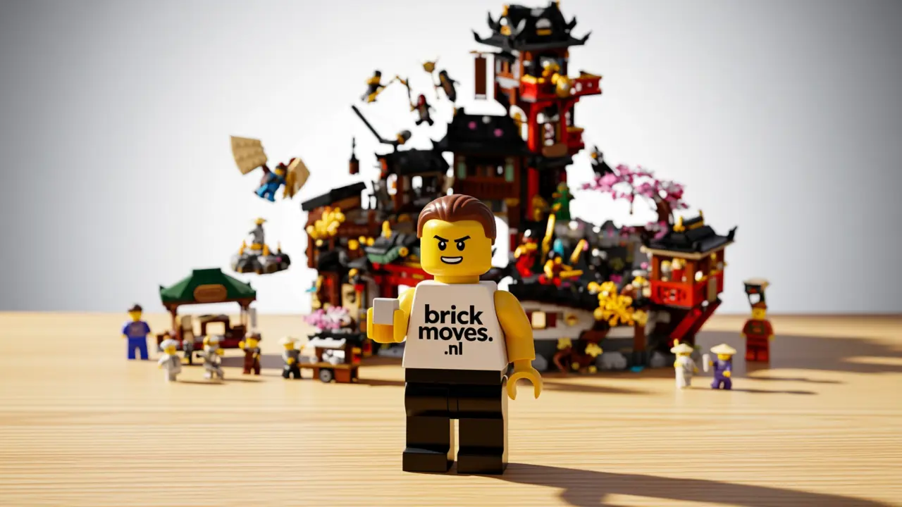 LEGO 15-jarig jubileum: De oude stad set 71861 met 4.851 stenen - Het 15-jarig jubileum NINJAGO set met de oude stad