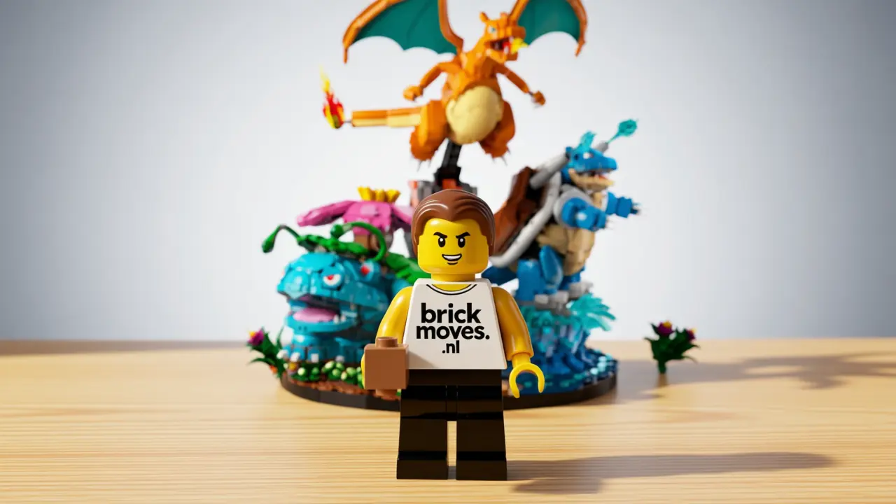 LEGO Venusaur, Charizard en Blastoise set 72153 met 6.838 stenen - Drie iconische evoluties als premium Pokemon-diorama