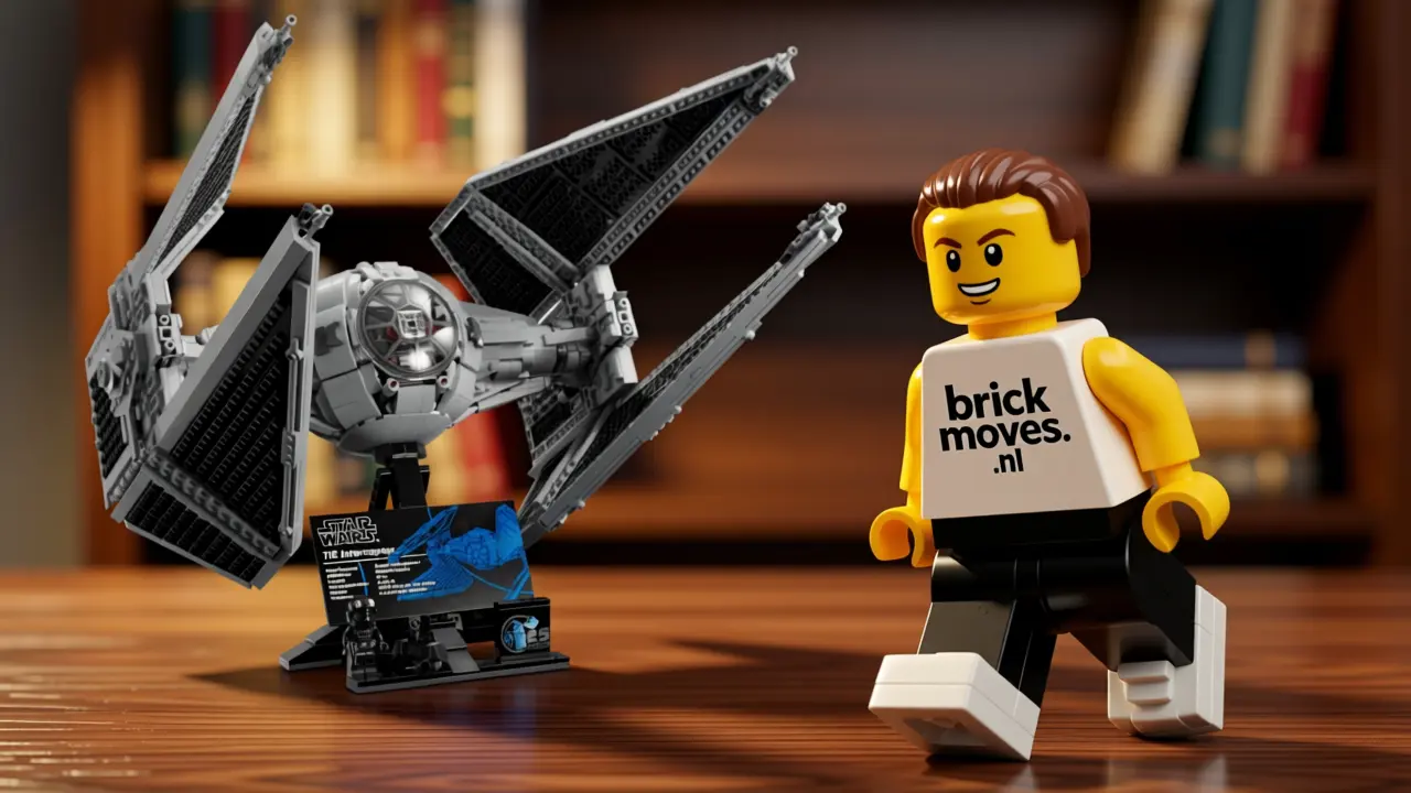 LEGO TIE Interceptor set 75382 met 1.931 stenen - De klassieke TIE Interceptor als UCS-waardig displaymodel