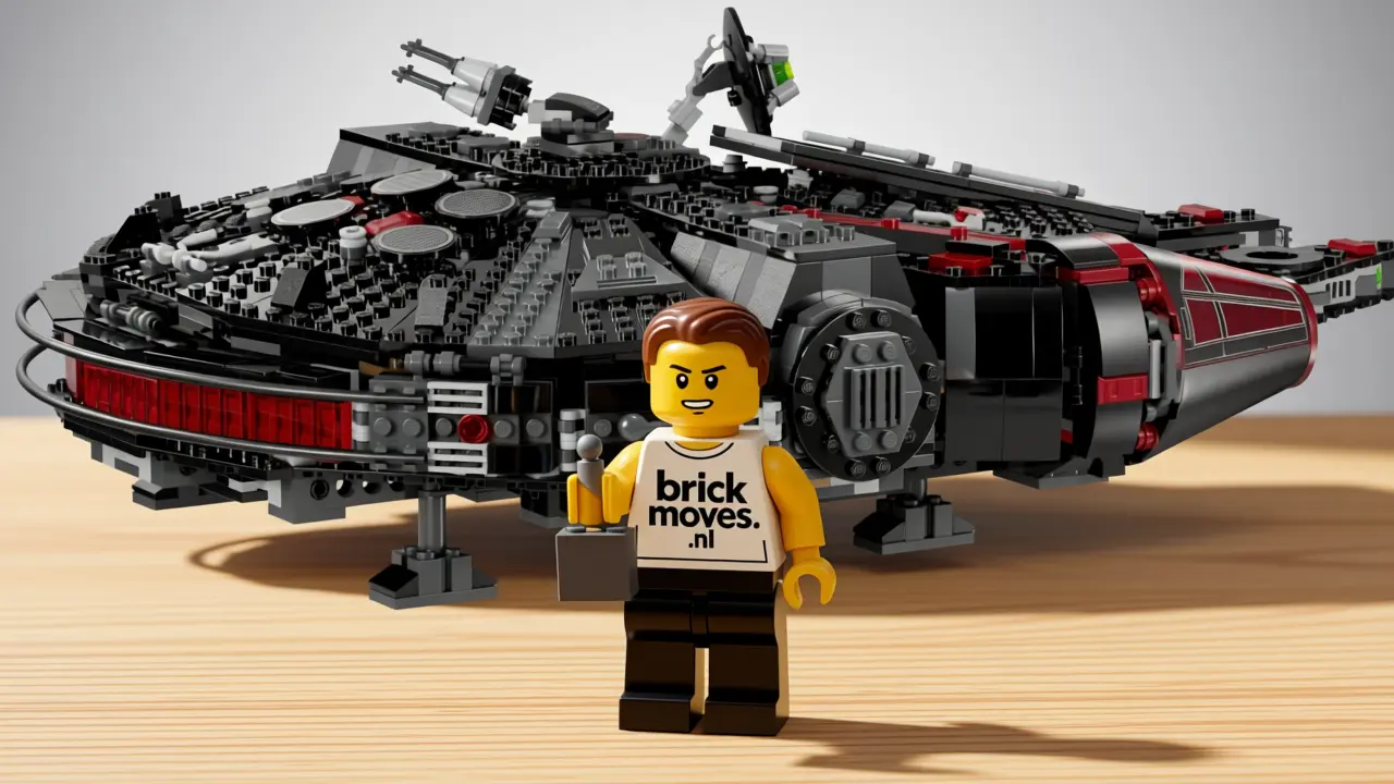 LEGO Dark Falcon set 75389 met 1.579 stenen - De iconische Millennium Falcon in een duistere, alternatieve werkelijkheid