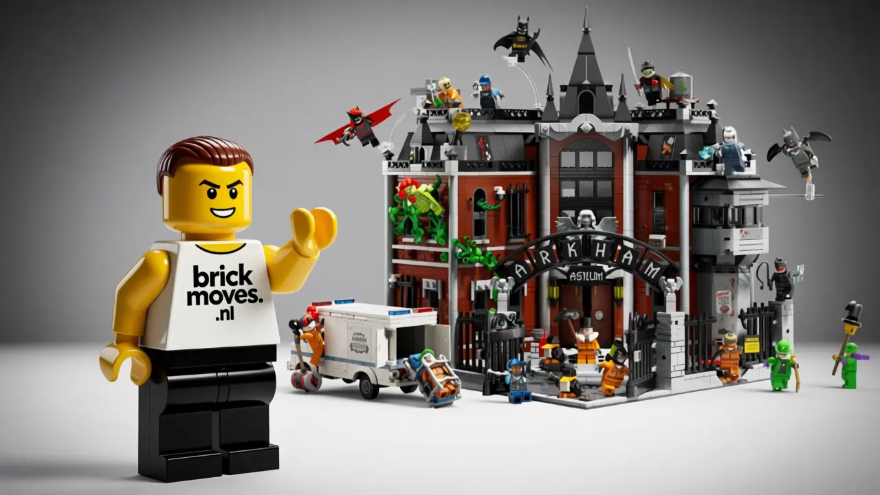 LEGO Arkham Asylum set 76300 met 2.854 stenen - Het legendarische Arkham Asylum in gedetailleerde LEGO vorm