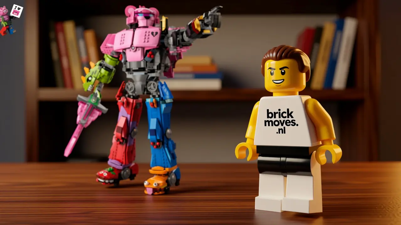 LEGO Mecha Team Leader set 77078 met 2.503 stenen - De legendarische Mecha Team Leader als groot displaymodel